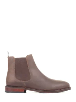Jones Bootmaker Brown Mens Debden Leather Chelsea Boots