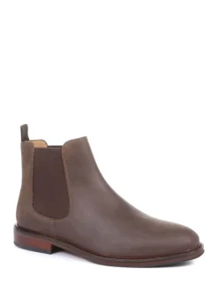 Jones Bootmaker Brown Mens Debden Leather Chelsea Boots