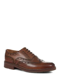 Jones Bootmaker Brown Mens Bertie Oxford Leather Brogues
