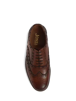 Jones Bootmaker Brown Mens Bertie Oxford Leather Brogues