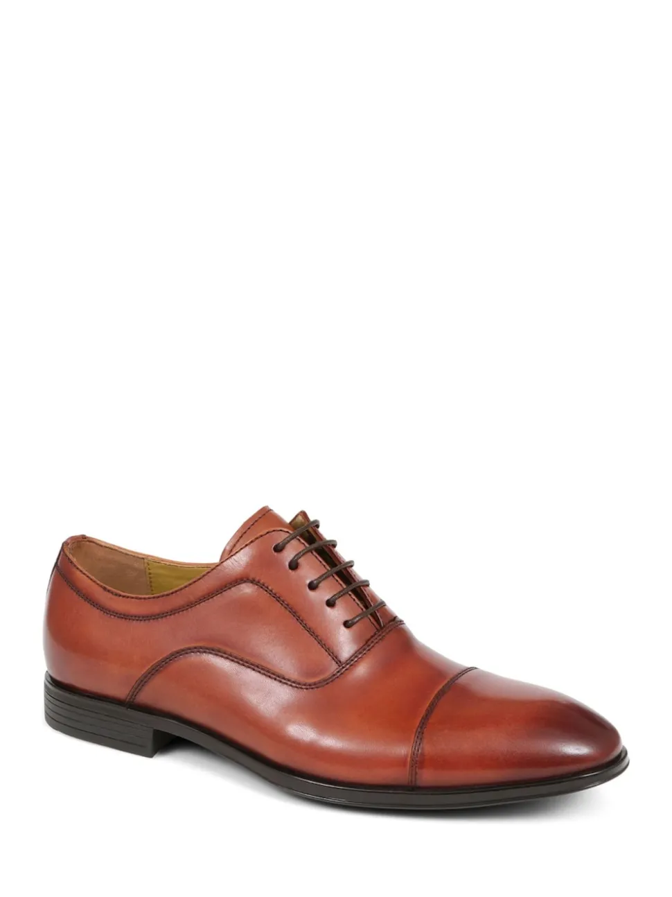 Jones Bootmaker Brown Middleham Leather Oxford Black Shoes