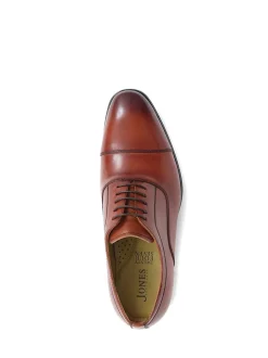 Jones Bootmaker Brown Middleham Leather Oxford Black Shoes