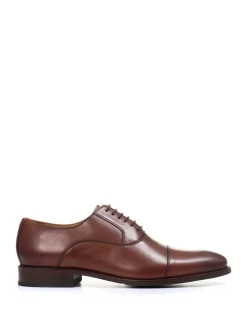 Jones Bootmaker Brown Regular Fit Men’s Leather Lace Smart Shoes