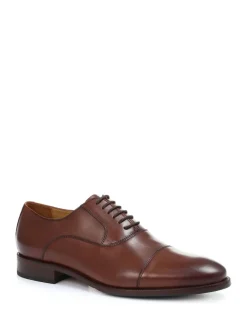 Jones Bootmaker Brown Regular Fit Men’s Leather Lace Smart Shoes