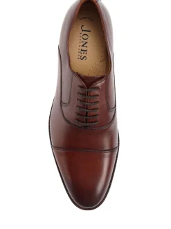 Jones Bootmaker Brown Regular Fit Men’s Leather Lace Smart Shoes