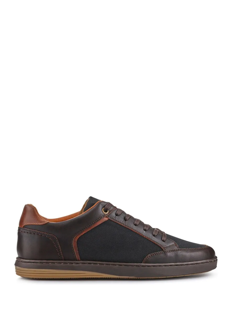 Jones Bootmaker Brown San Diego Leather Trainers