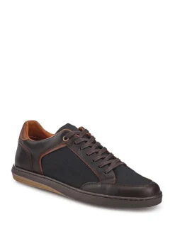 Jones Bootmaker Brown San Diego Leather Trainers