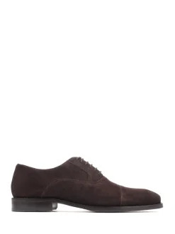 Jones Bootmaker Brown Suede Regular Fit Men’s Leather Lace Smart Shoes