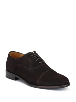 Jones Bootmaker Brown Suede Regular Fit Men’s Leather Lace Smart Shoes