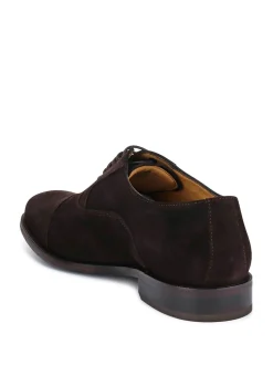 Jones Bootmaker Brown Suede Regular Fit Men’s Leather Lace Smart Shoes