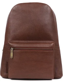 Jones Bootmaker Brown Vally Leather Backpack