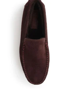 Jones Bootmaker Brown Zain Suede Slippers