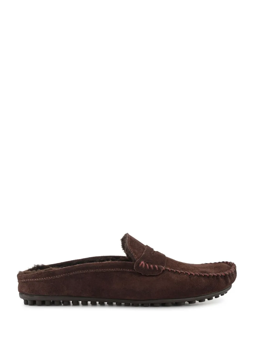 Jones Bootmaker Brown Zap Leather Mule Slippers