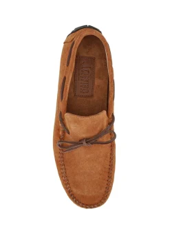 Jones Bootmaker Brown Zeke Leather Full Slippers