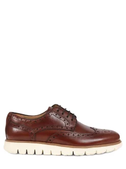 Jones Bootmaker Chestnut London City 2 Brogues Derby Shoes