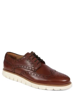 Jones Bootmaker Chestnut London City 2 Brogues Derby Shoes
