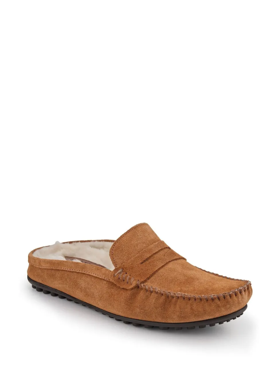 Jones Bootmaker Dark Brown Zap Leather Mule Slippers