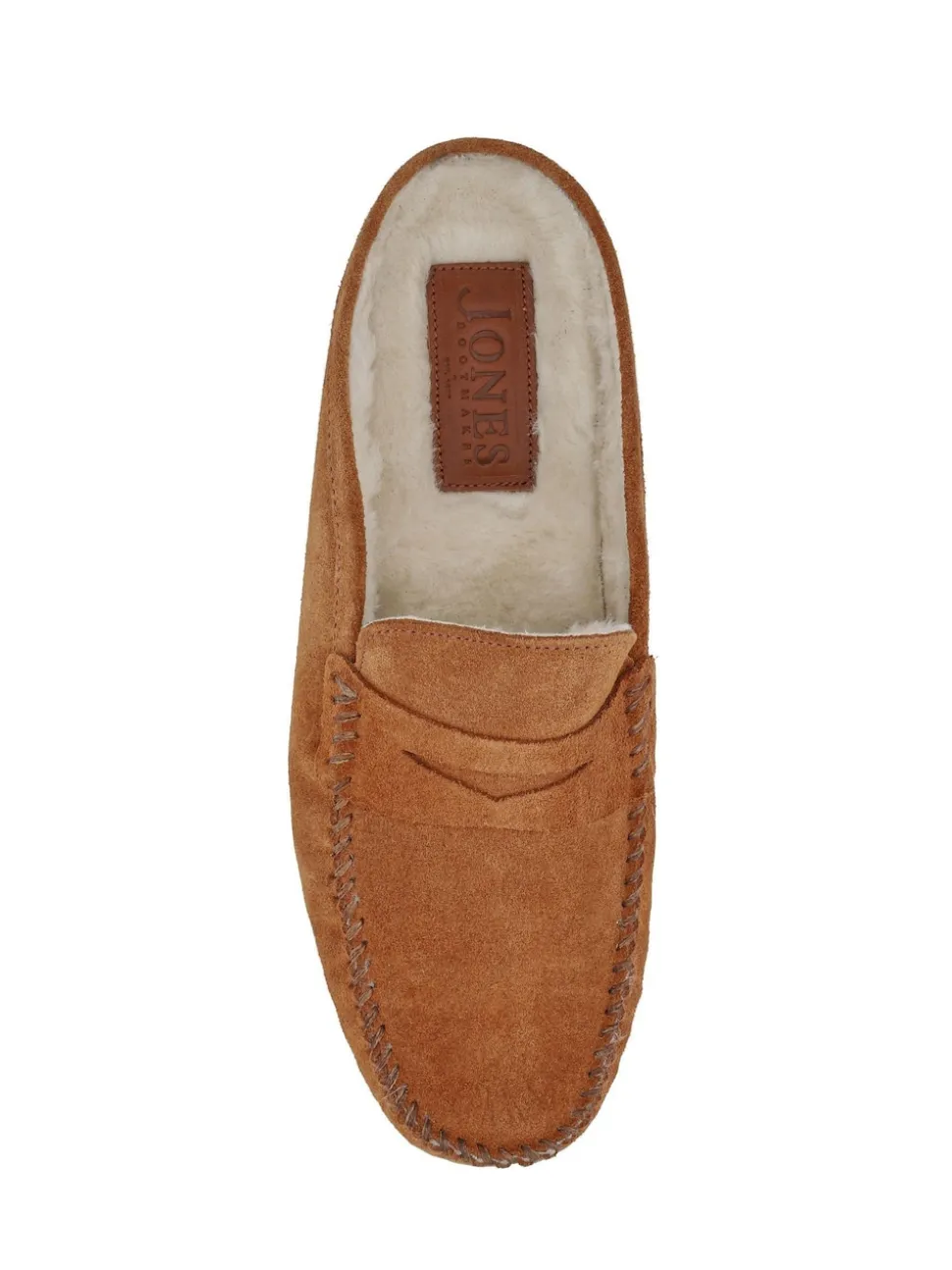 Jones Bootmaker Dark Brown Zap Leather Mule Slippers