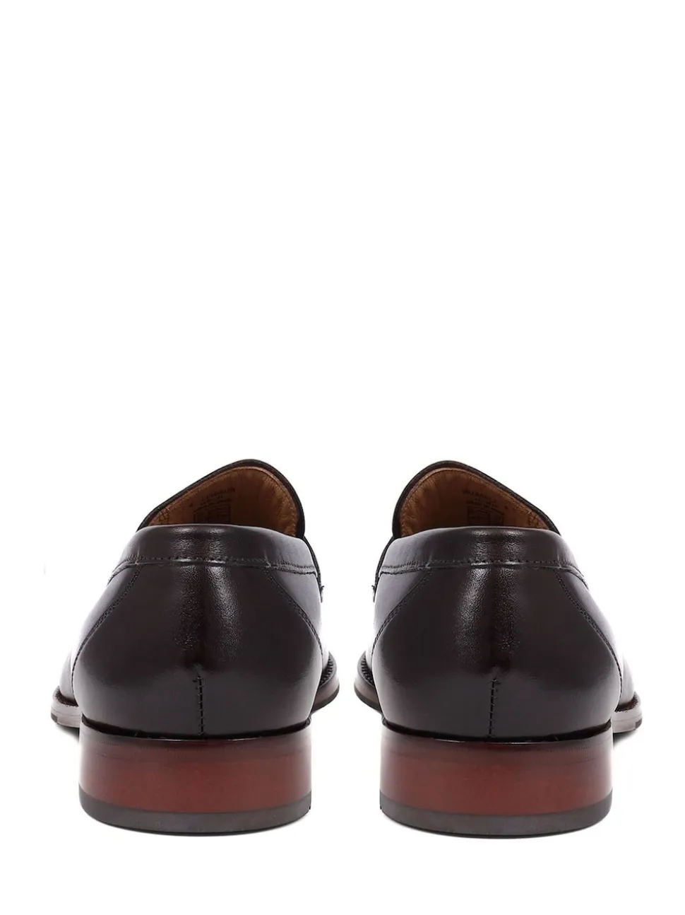 Jones Bootmaker Dark Brown Leather Penny Loafers