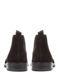 Jones Bootmaker Dark Brown Deacon Suede Chukka Boots