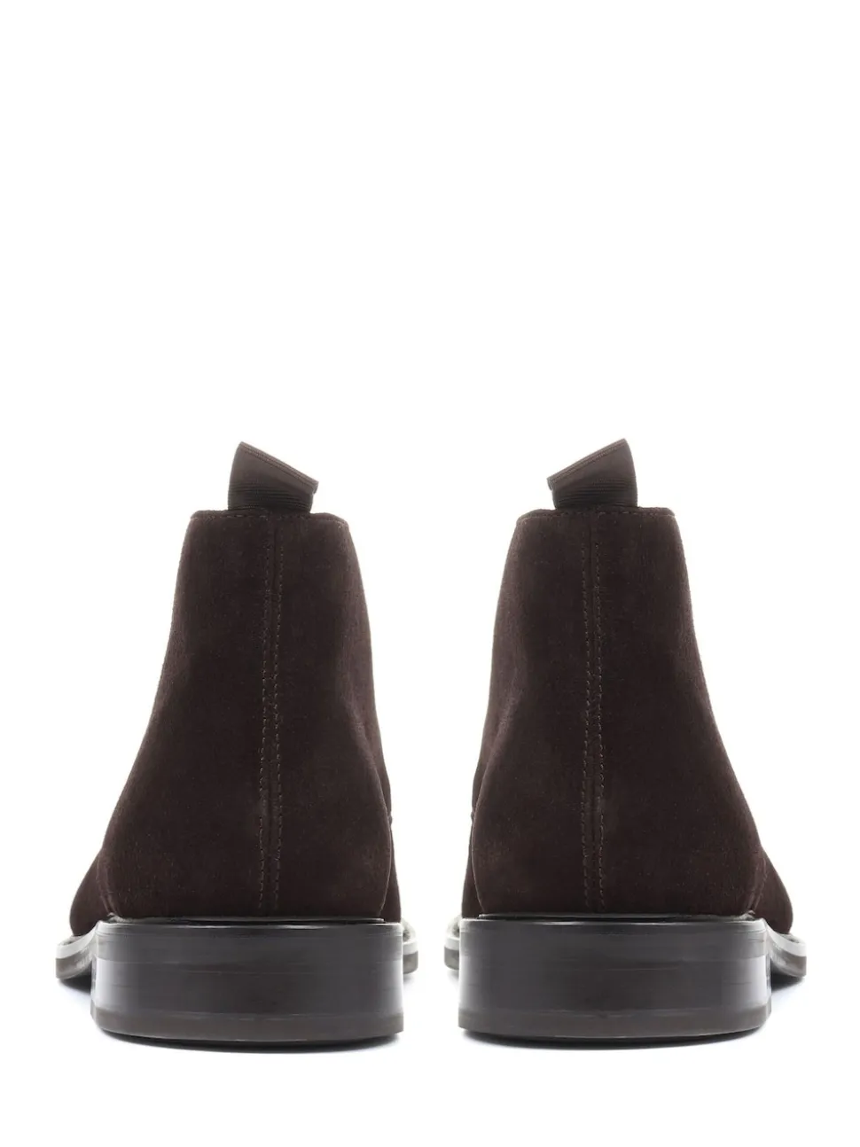 Jones Bootmaker Dark Brown Deacon Suede Chukka Boots