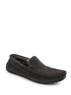 Jones Bootmaker Grey Zain Suede Slippers