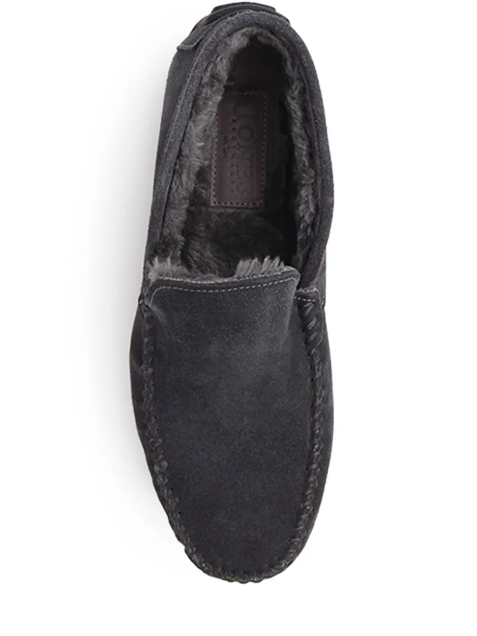 Jones Bootmaker Grey Zain Suede Slippers