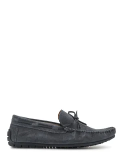 Jones Bootmaker Grey Zeke Leather Full Slippers