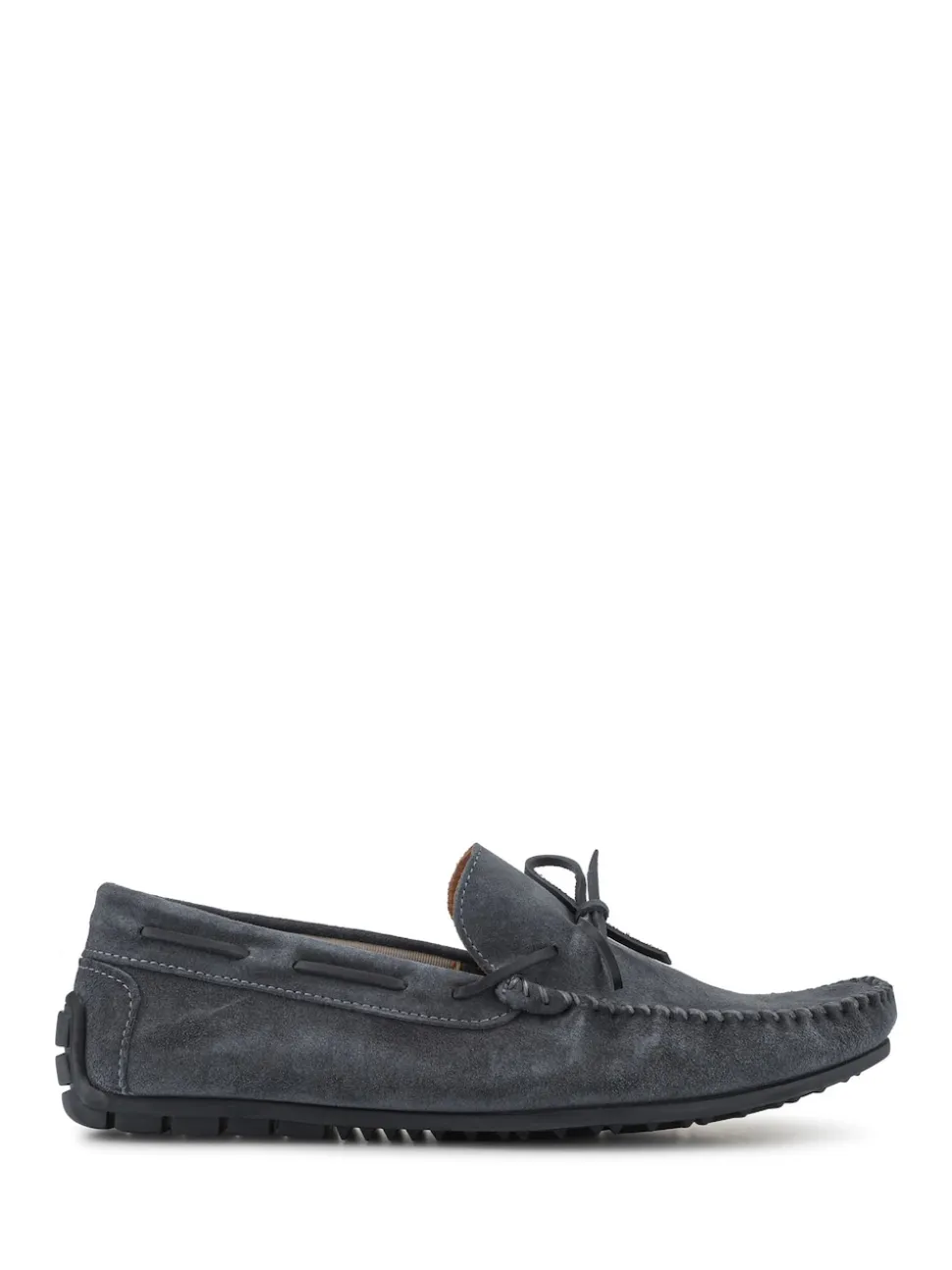Jones Bootmaker Grey Zeke Leather Full Slippers