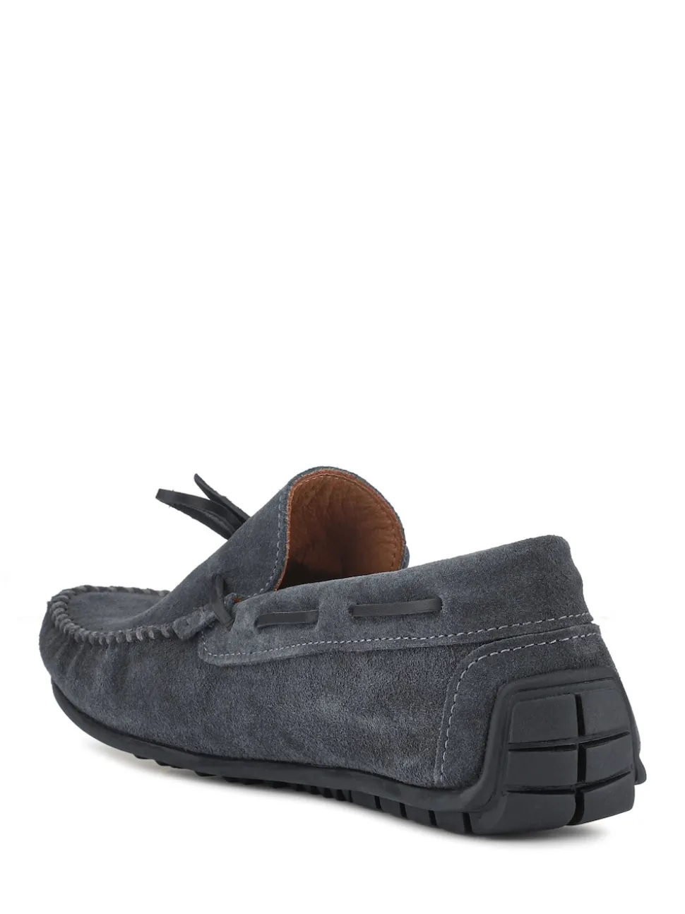 Jones Bootmaker Grey Zeke Leather Full Slippers