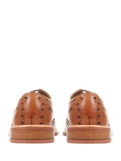 Jones Bootmaker Natural Bushwick Goodyear Welted Leather Brogues