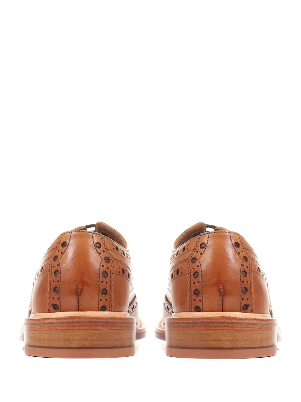 Jones Bootmaker Natural Bushwick Goodyear Welted Leather Brogues