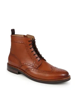 Jones Bootmaker Natural Fletcher Leather Boots