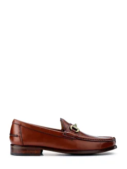 Jones Bootmaker Natural Roan Leather Slip-On Shoes