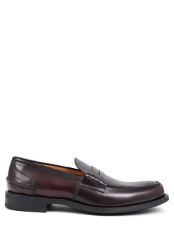 Jones Bootmaker Red Chorleywood 2 Leather Penny Loafers