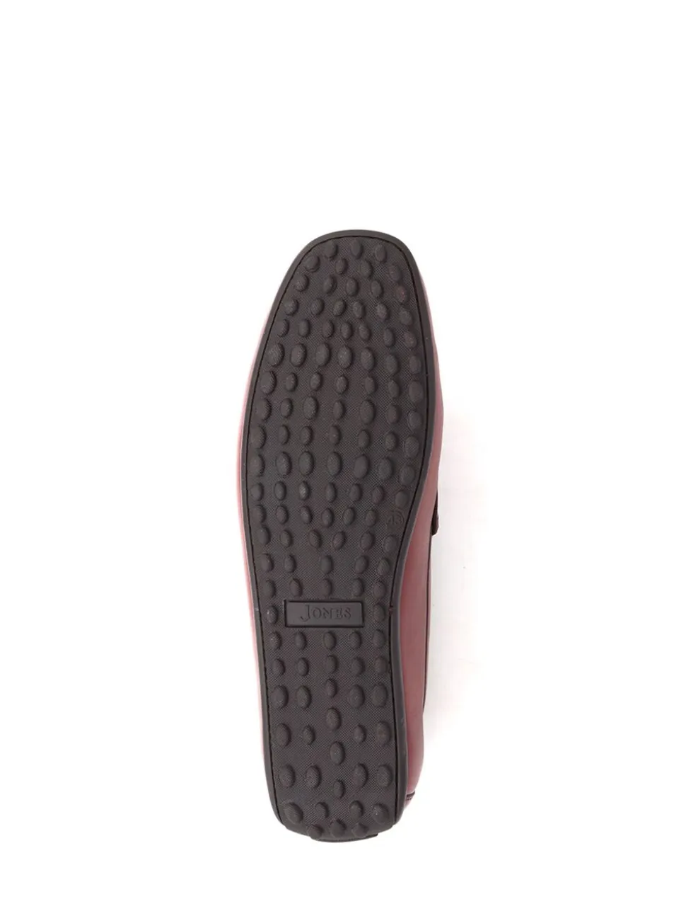 Jones Bootmaker Red Paterson Leather Moccasin Loafers
