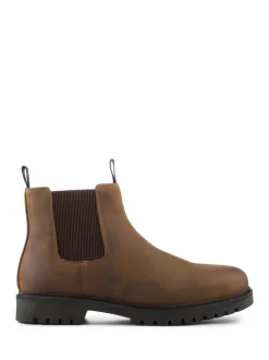 Jones Bootmaker Tan Brown Hamburg Leather Waterproof Chelsea Boots