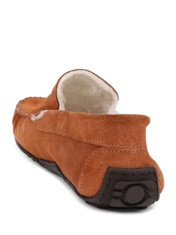 Jones Bootmaker Tan Zain Suede Slippers