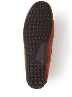 Jones Bootmaker Tan Zain Suede Slippers