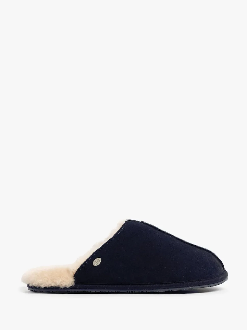 Just Sheepskin Blue Mens Jude Sheepskin Slipper