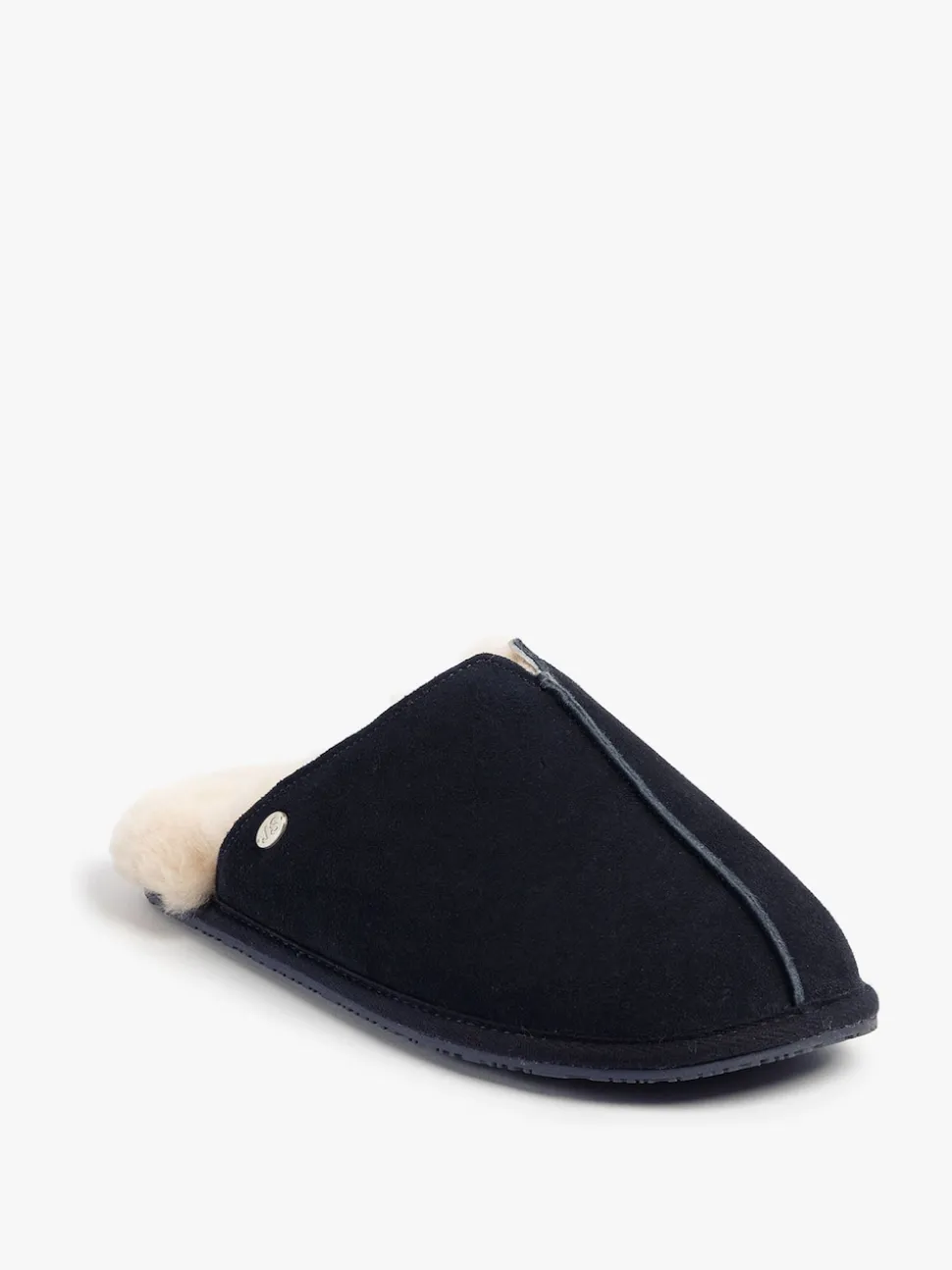 Just Sheepskin Blue Mens Jude Sheepskin Slipper