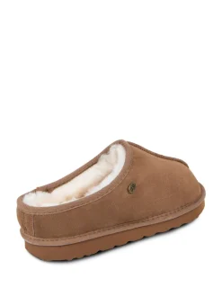 Just Sheepskin Brown Mens Louis Slippers