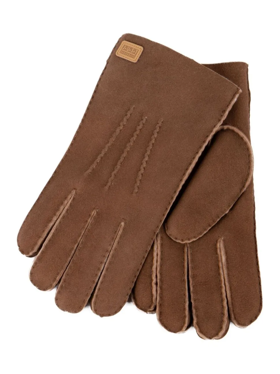 Just Sheepskin Brown Rowan Gloves