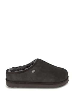 Just Sheepskin Grey Mens Louis Slippers