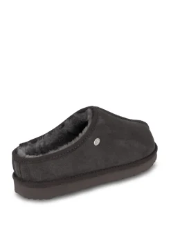 Just Sheepskin Grey Mens Louis Slippers