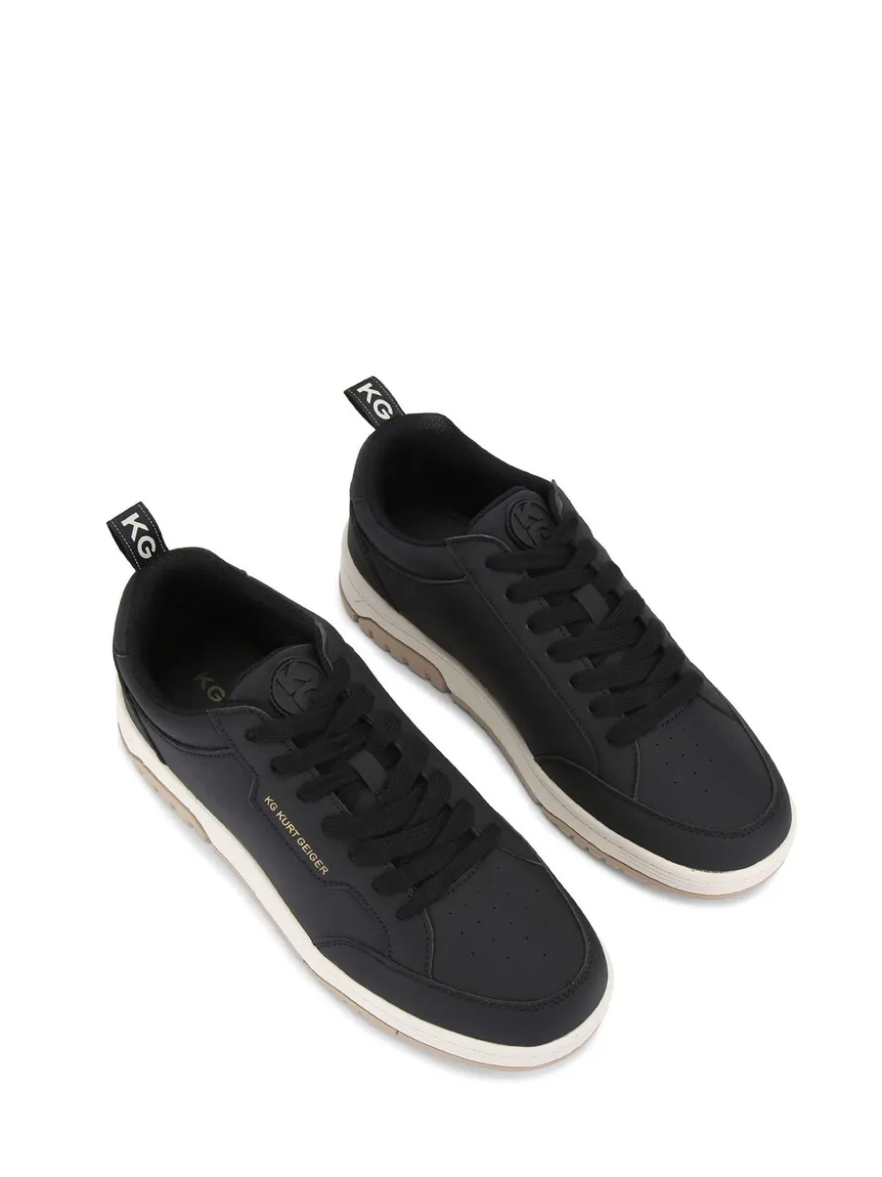 KG Kurt Geiger Black Chrome Ryder Shoes