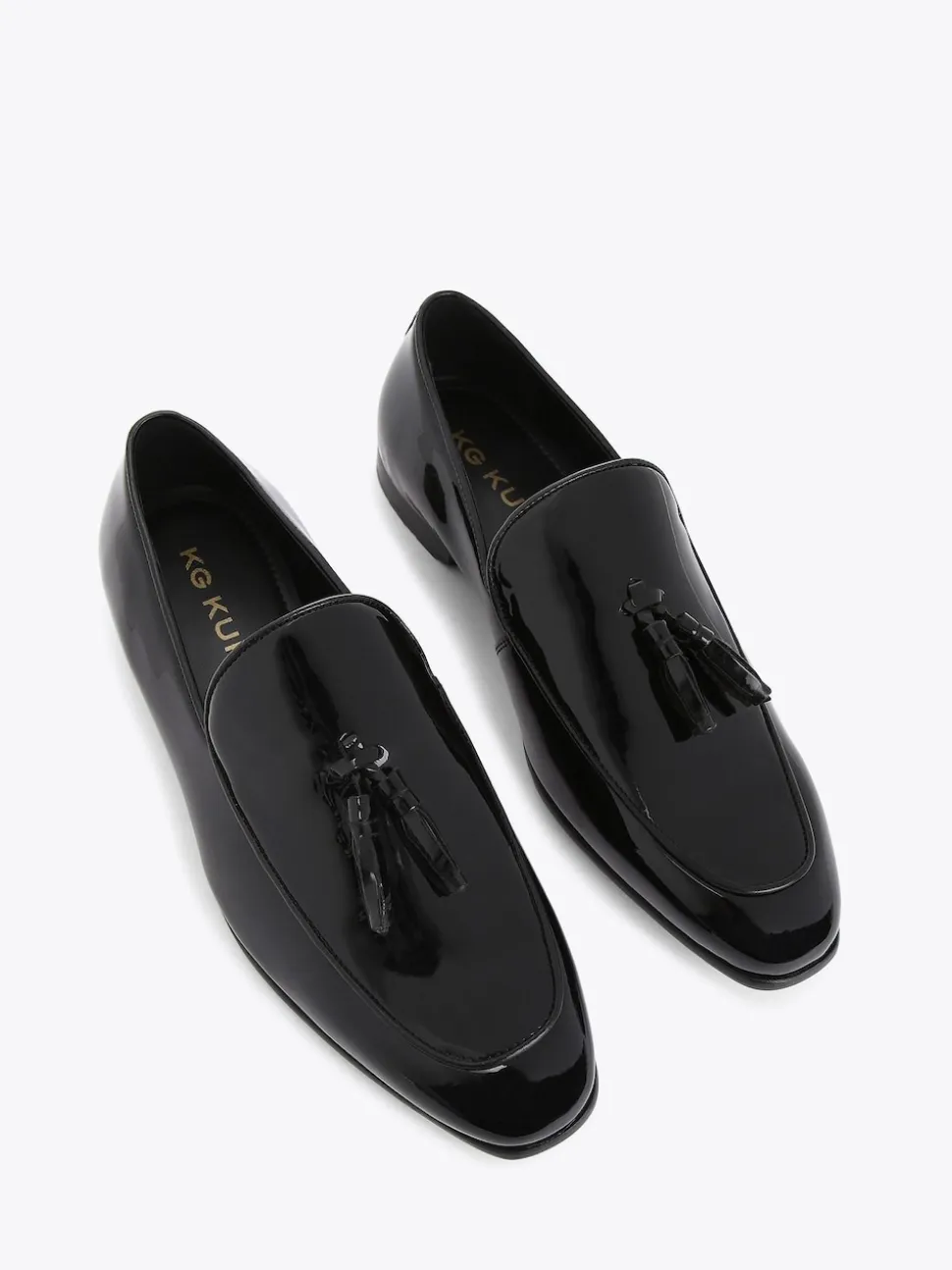 KG Kurt Geiger Black Curtis Velvet Shoes
