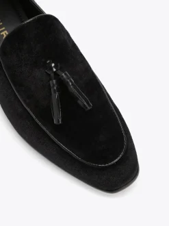 KG Kurt Geiger Black Curtis Velvet Shoes