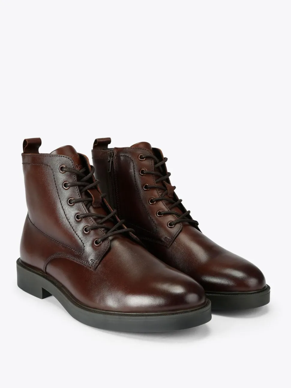 KG Kurt Geiger Brown Douglas Lace Boots