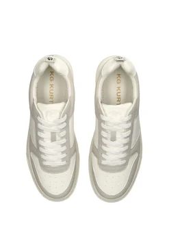 KG Kurt Geiger White Kinsley B Ball Trainers